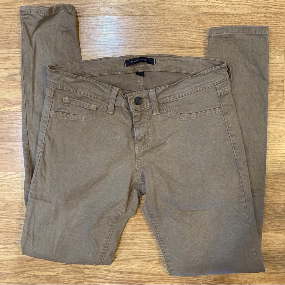 Flying Monkey army green jeggings